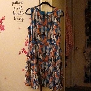 Dog Lover Retro shift dress